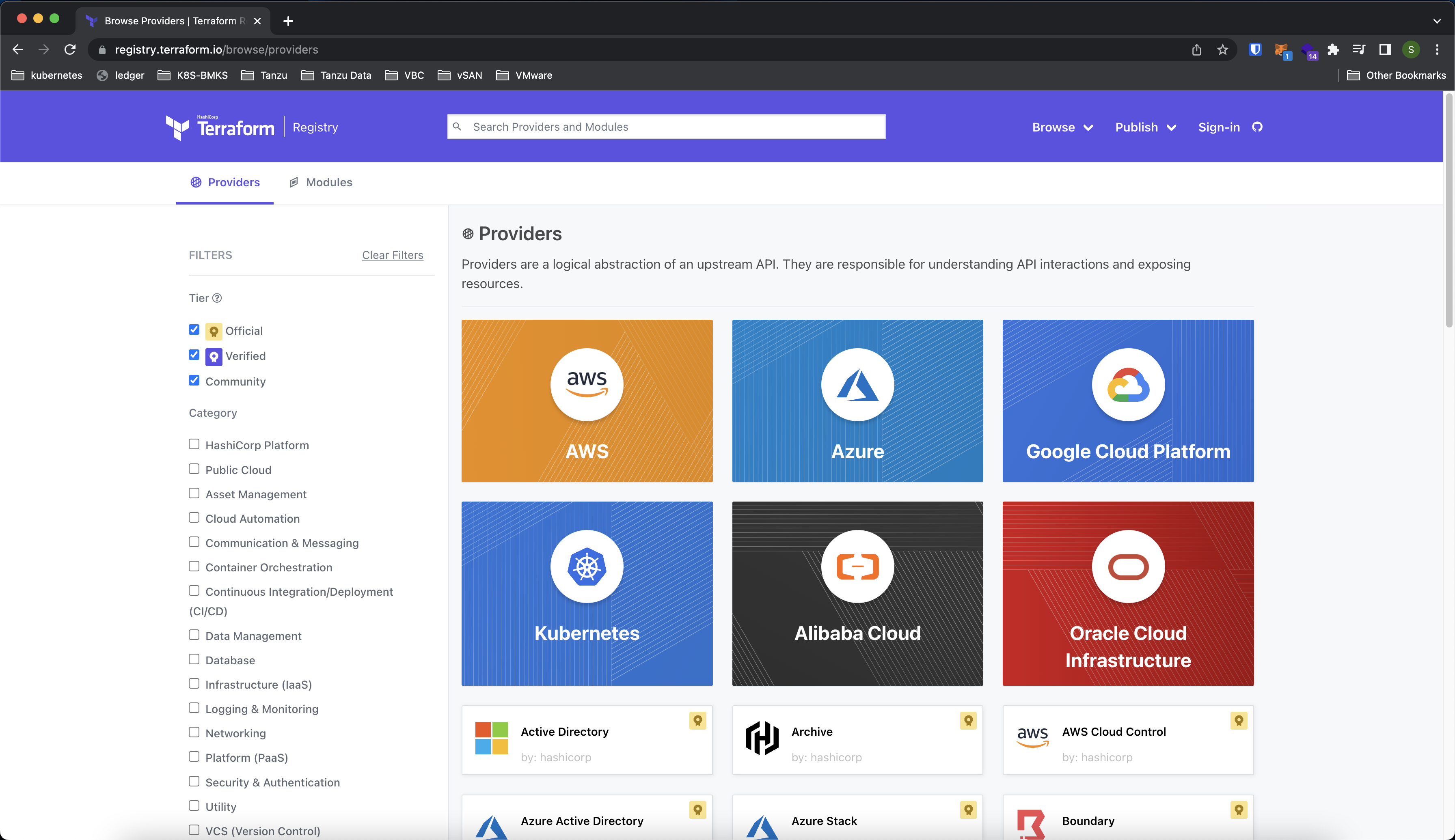Terraform Registry