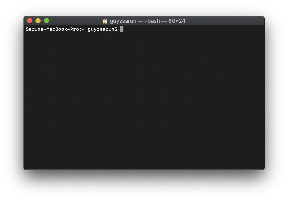 Setting up new Terminal for Macbook