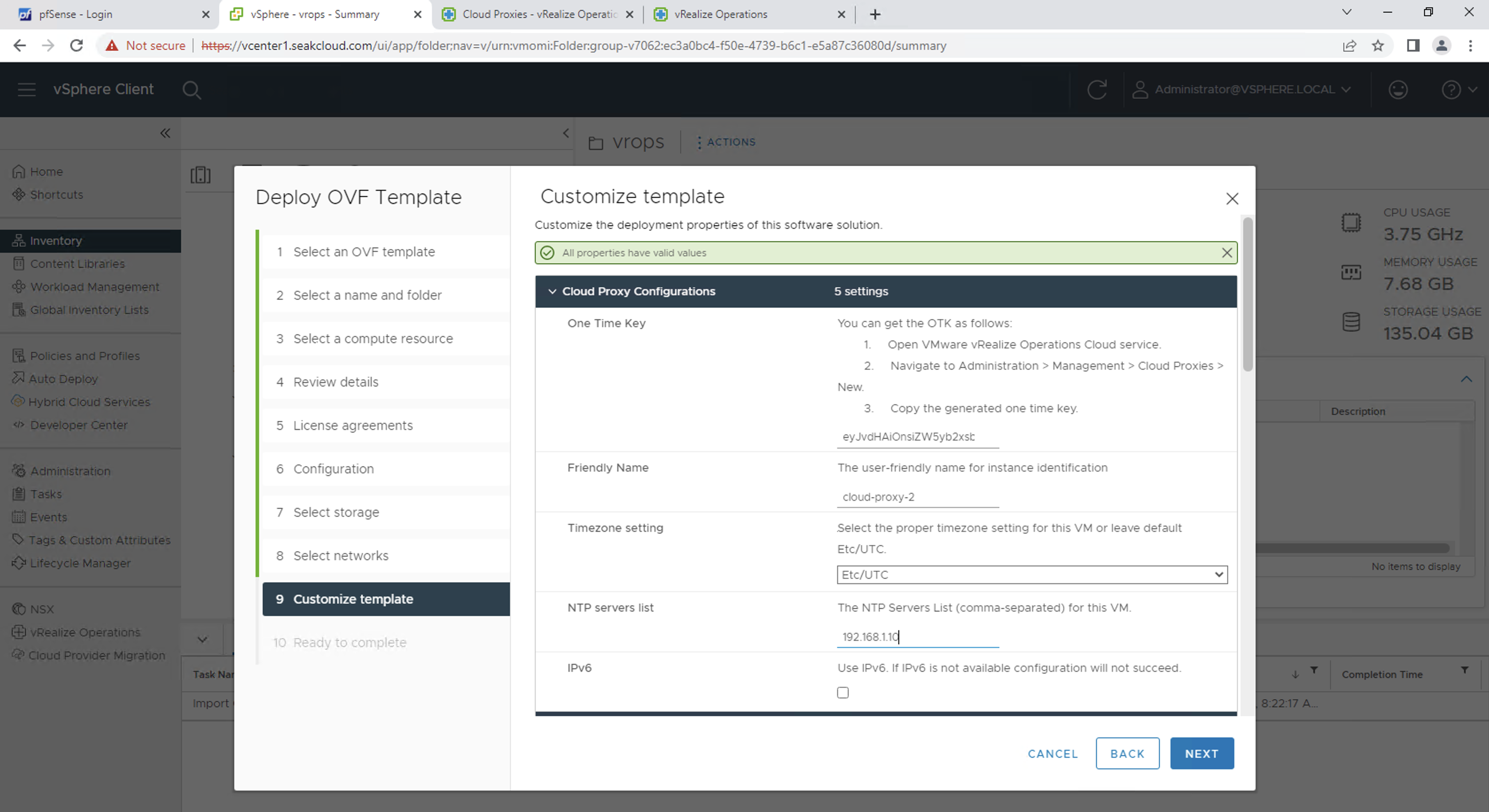 Cloud Proxy Customize